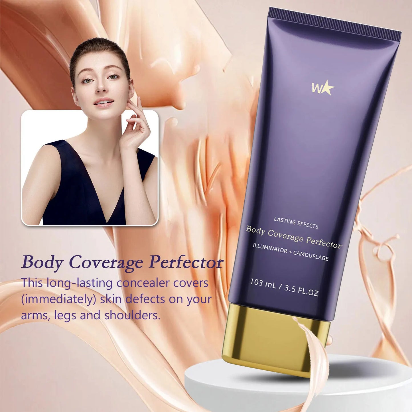 Body Tattoo Concealer Concealer Liquid Cream Waterproof Sweat Resistant Mask Tattoo Birthmark Coverage Full Coverage Makeup Hot